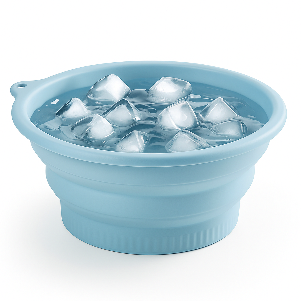 AntarcticGlow™ — Cuenco Plegable de Hielo Facial