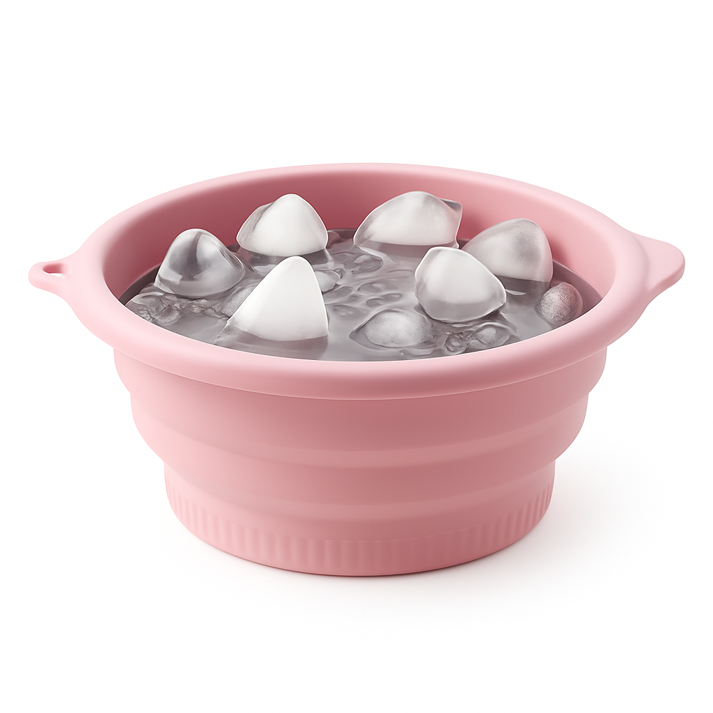 AntarcticGlow™ — Cuenco Plegable de Hielo Facial