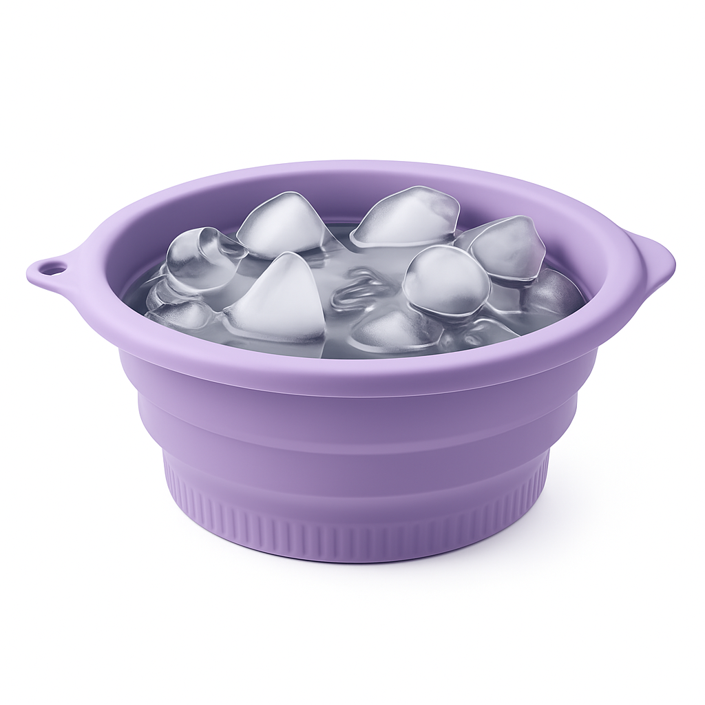 AntarcticGlow™ — Cuenco Plegable de Hielo Facial